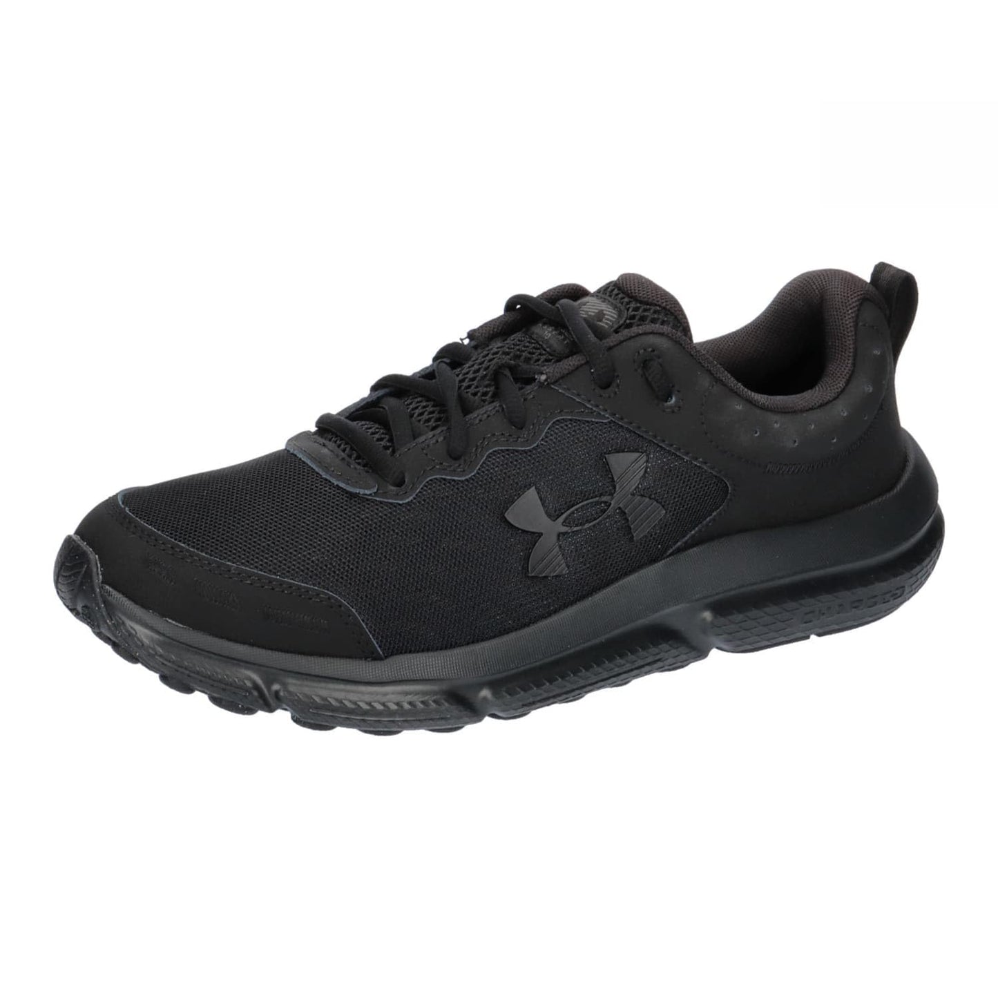 Under Armour Men's Charged Assert 10 Shoes, (002) Black/Black/Black, 13 Wide