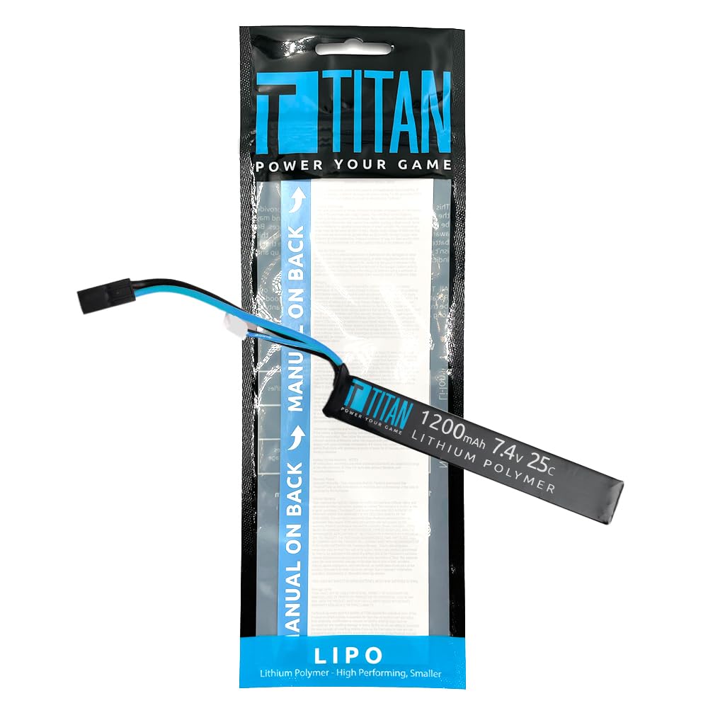 Titan LiPo 1200mAh 7.4v 25C Stick Tamiya