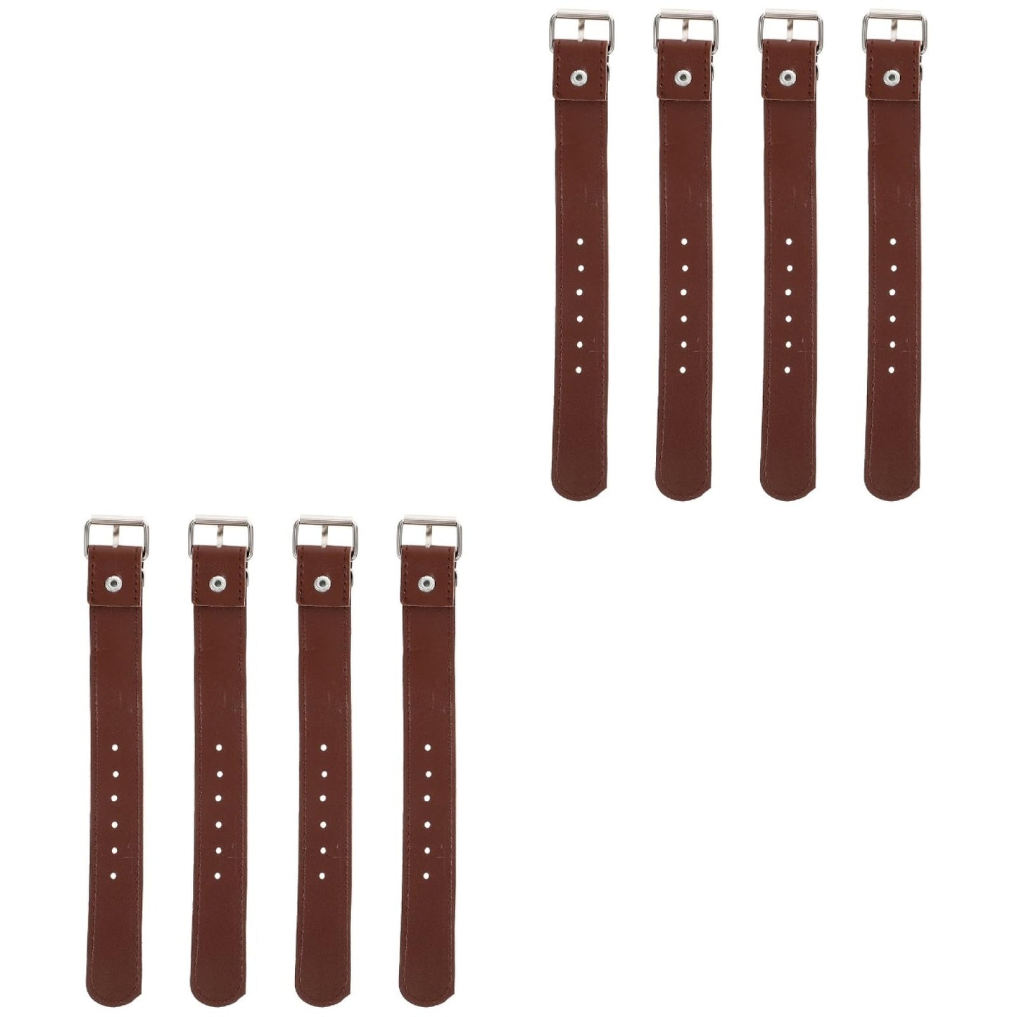 Abaodam Adjustable Bike Front Basket Straps 4 Pairs Sturdy Cycling Basket Belts for Kids and Outdoor Use 8.85X1.18X0.78In