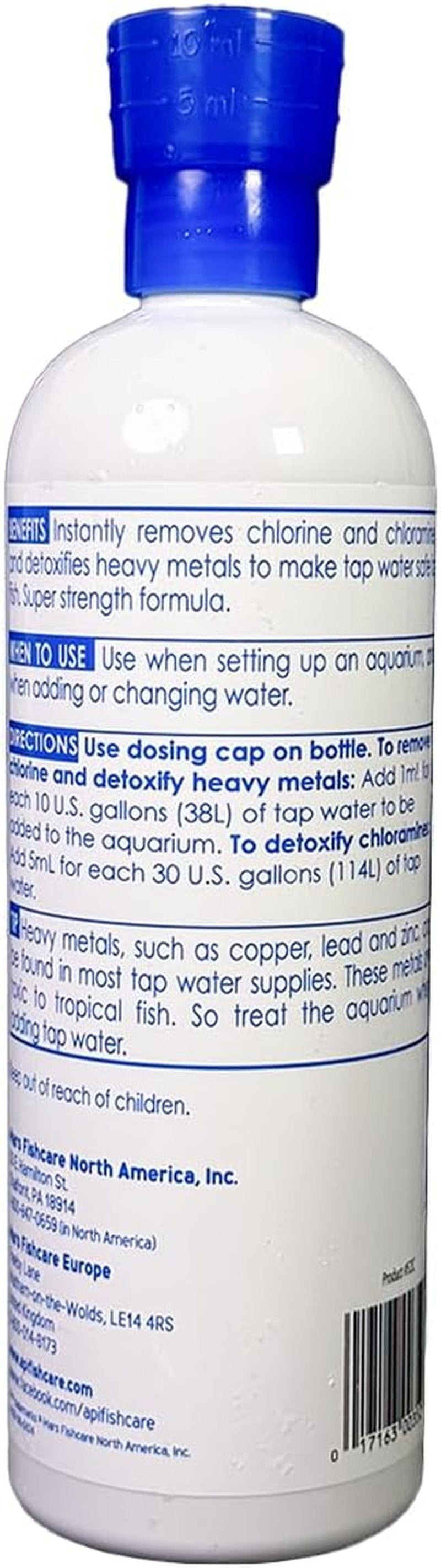 API Tap Water Conditioner - Aquarium Water Treatment for Healthy Fish | 16-Ounce Bottle
