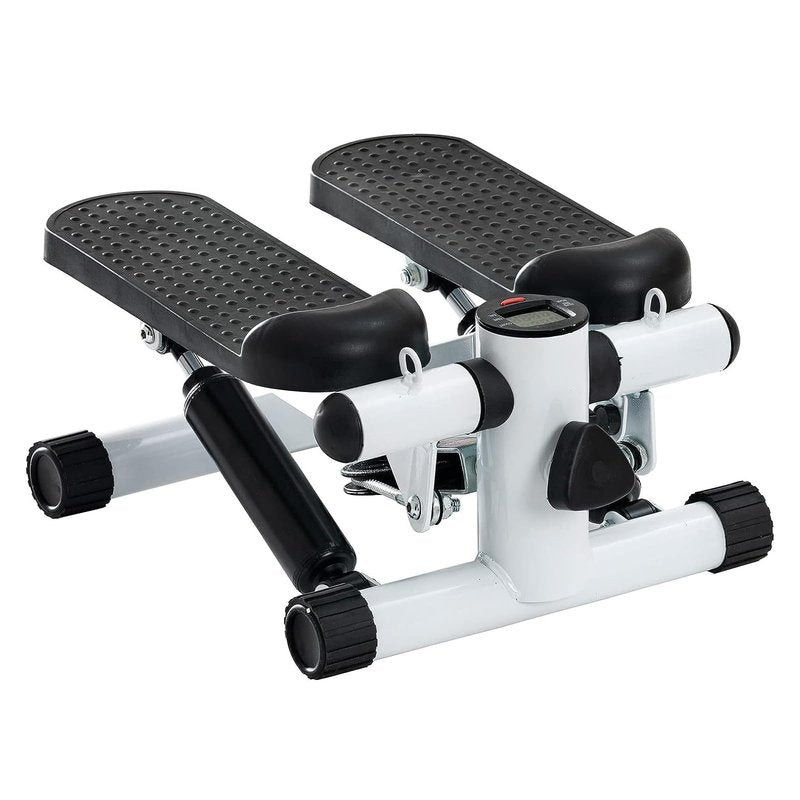 Steppers for Exercise at Home, Mini Stepper with Resistance Bands - Quiet, 360LBS Weight Capacity Portable Stair Stepper for Buttocks Lifting & Body Shaping, Compact Fitness Stepper for Small Spaces