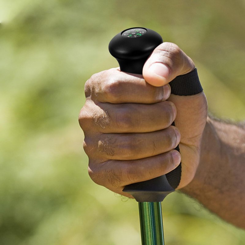BESPORTBLE Compass for Walking Stick Toer Hiking Stick Compass Head Spherical for Trekking Pole Outdoor Pole Grip