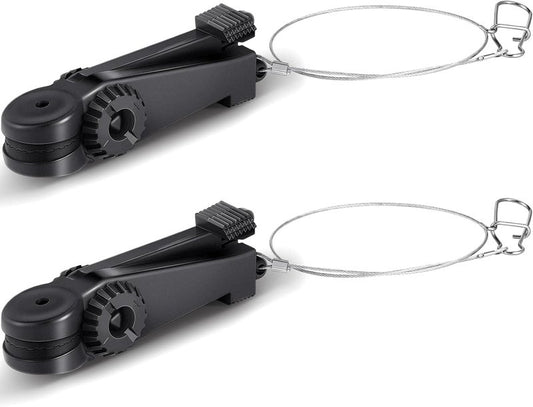 Fishing Downrigger Line Release Clips - 2 Pcs Leader Snap Weight Clips for Trolling & Kite Fishing | Durable Design