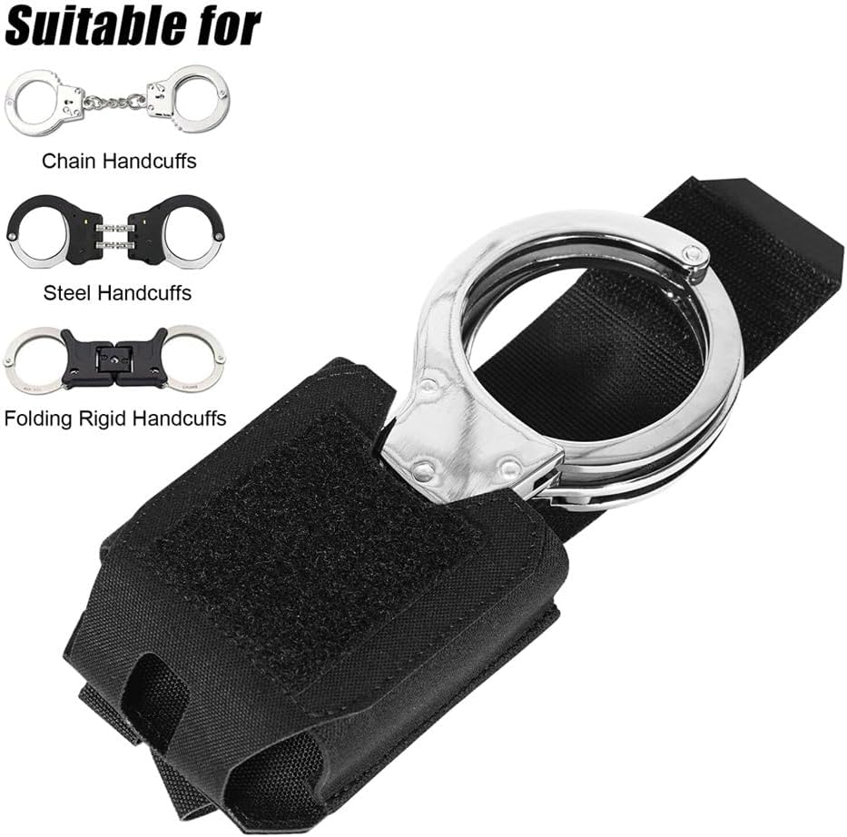 KRYDEX MOLLE Handcuff Pouch - Tactical Duty Belt Case for Law Enforcement | Durable & Versatile Design