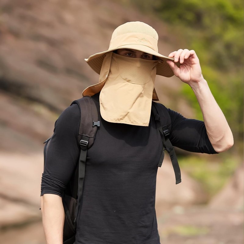 Sun Hats for Men & Women - UPF 50+ Breathable Fishing Hat | Wide Brim UV Protection for Summer