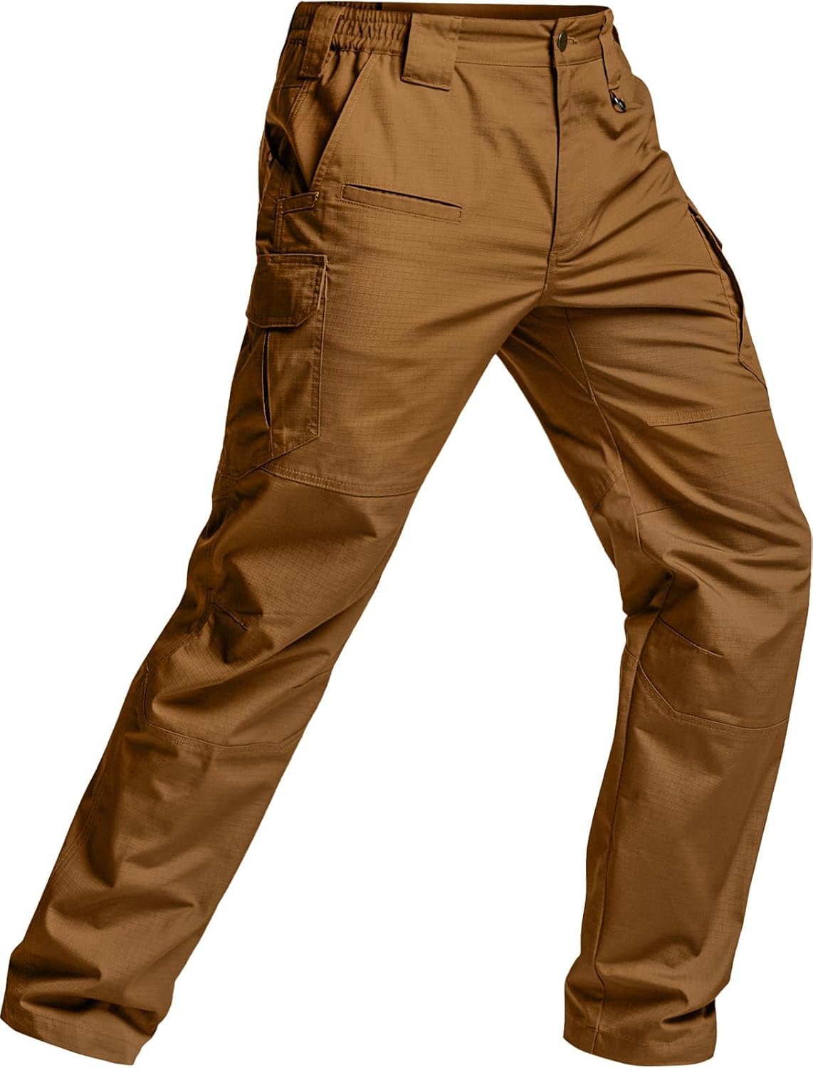CQR Men's Tactical Pants - Lightweight Water-Resistant Ripstop Cargo Pants for Hiking | EDC Workwear