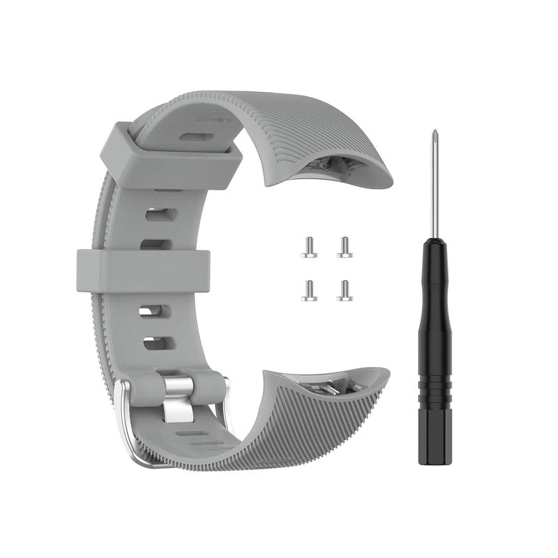 Band for Garmin Forerunner 45 (42mm), Soft Silicone Replacement Watch Band Strap for Garmin Forerunner 45S (39mm) / Swim 2 Smart Watch (No Tracker)