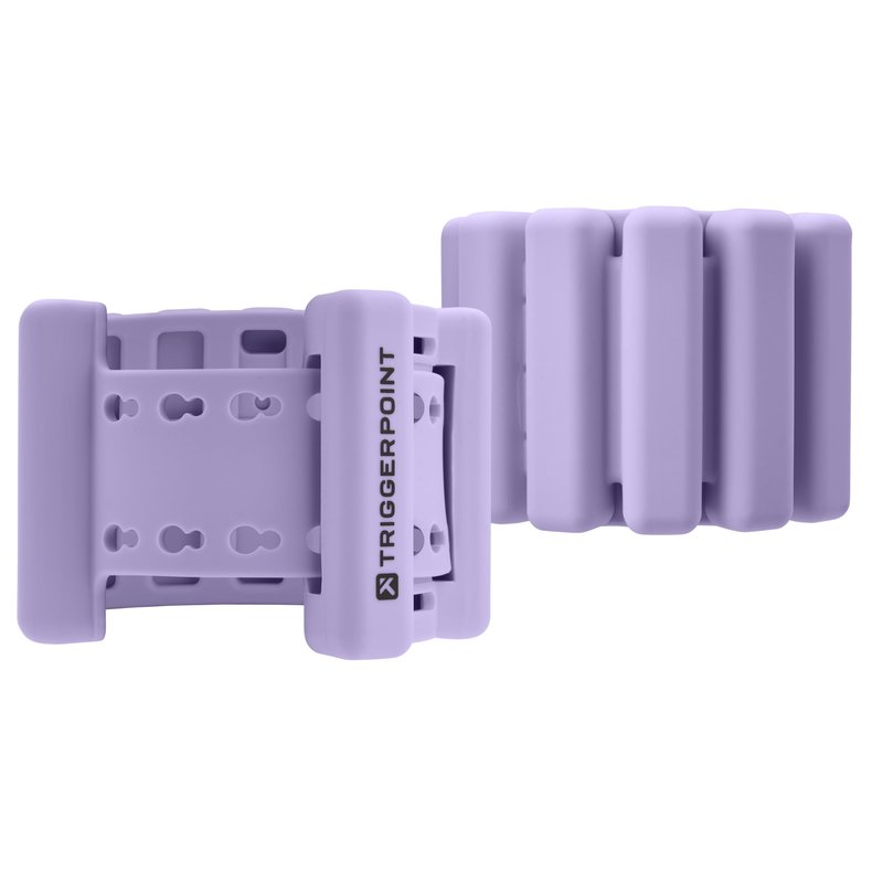 TRIGGERPOINT: Adjustable Ankle and Wrist Weights for Men and Women - 2LB (1 Pair) - Lavender - Perfect for Yoga, Pilates, Home Workouts, and More