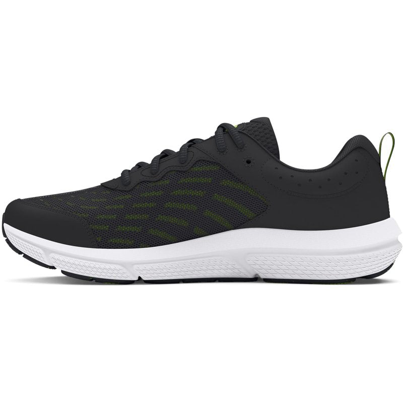 Under Armour Mens Charged Assert 10 Anthracite/Anthracite/Morph Green 7.5 Medium