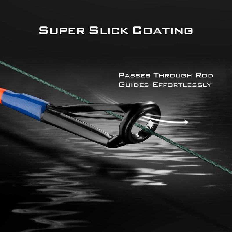 KastKing SuperPower Braided Fishing Line - Abrasion Resistant, Zero Stretch, Smaller Diameter | 300 Yards, Green