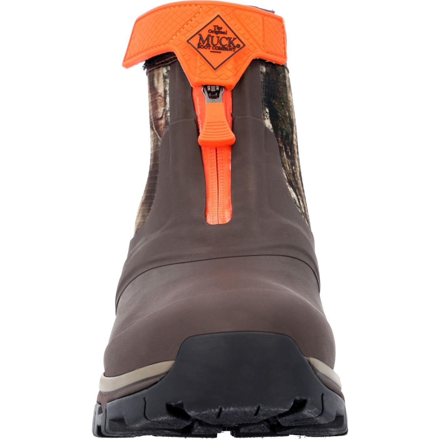 MUCK Men's Mossy Oak® Breakup Country™ Apex Mid Zip Ankle Boot, Brown, Size 10(M)