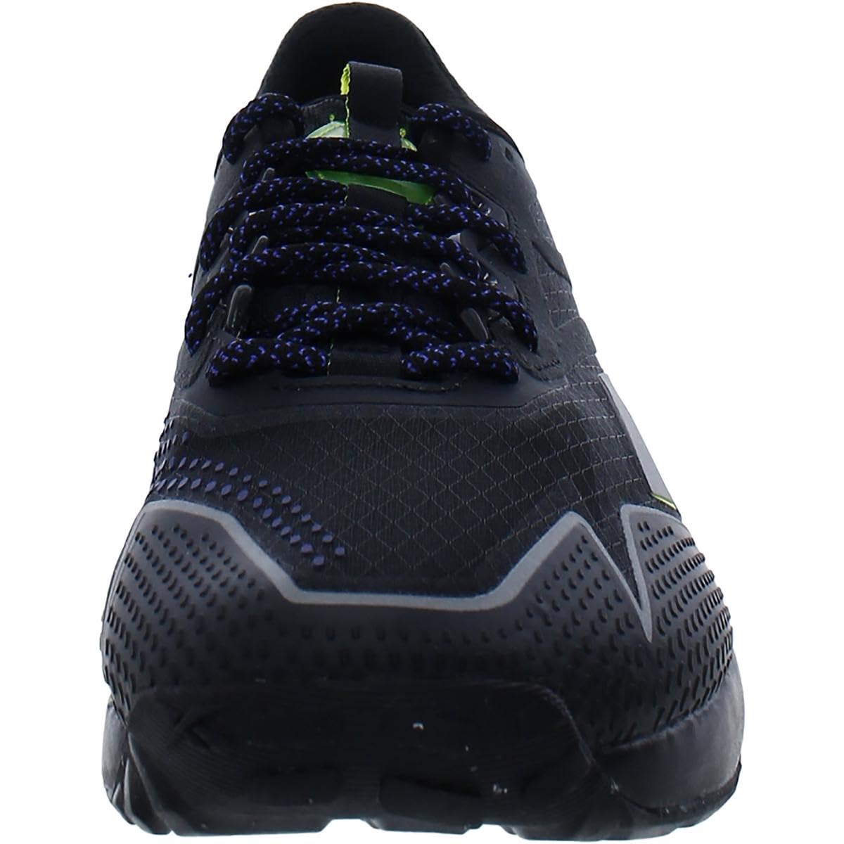 Reebok Unisex Nano X2 Tr Adventure Cross Trainer, Black/Bold Purple/Acid Yellow, 5.5 US Men