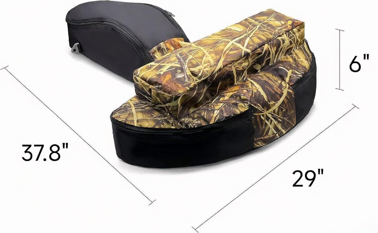 Silfrae Soft Crossbow Case Padded Crossbow Case for Crossbow with Scopes (Reed Camo)