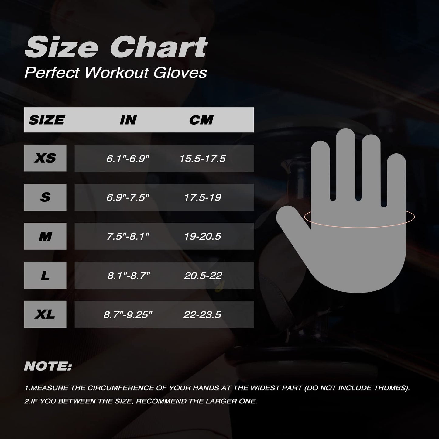 Glofit Workout Gloves for Women and Men, Weight Lifting Gloves Anti-Slip Padded Palm, Light Weight Fingerless Powerlifting Fingerless Gym Gloves for Exercise, Fitness, Training, Cycling