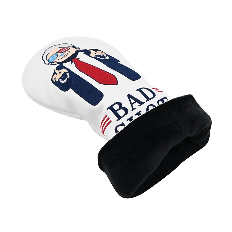 Make Golf Great Again Headcover – Funny Golf Club Cover – Trump Golf Head Cover – Trump Driver Headcover – Golf Club Covers – Donald Trump Golf Club Head Covers (Bad Shot)