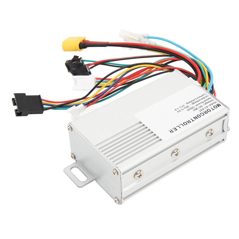 E Motor Controller, 36V 350W Electric Scooter Controller with Aluminum Alloy Shell, Aluminum Alloy Brushless Motor Controller for Electric Scooter