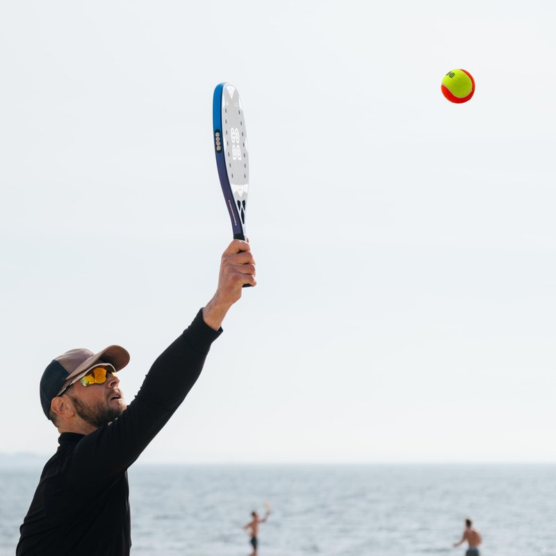 Beach Tennis Balls Pack of 3 Copa ITF Stage 2 Approved Specification Low Compression Balls Pressurized Reusable Plastic Tennis Ball Tube Durable Natural Rubber Orange and Yellow