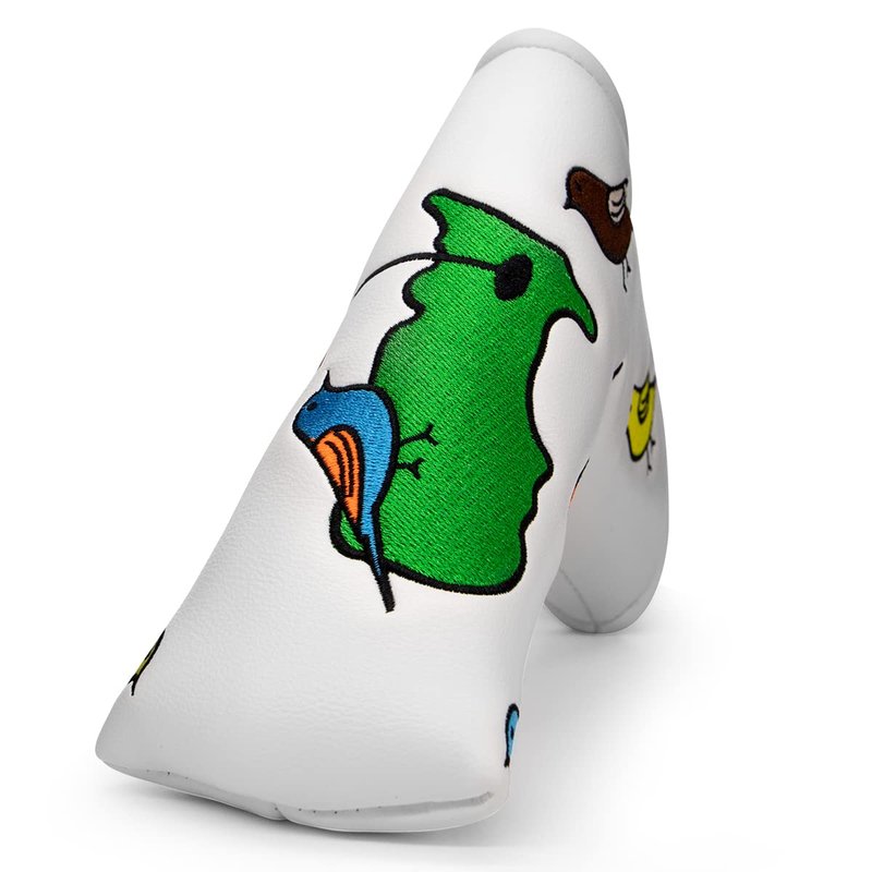 Birdie&Green Golf Putter Cover Headcover, Blade Putter Head Cover Magnetic - PU Leather Golf Headcovers fits for Scotty Cameron, Odyssey Putters for Men