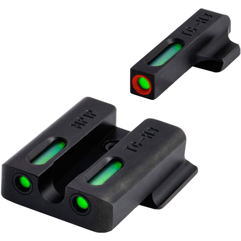 TruGlo Pro TFK PRO Fiber Optic and Tritium Handgun Sight for Smith & Wesson M&P, Black
