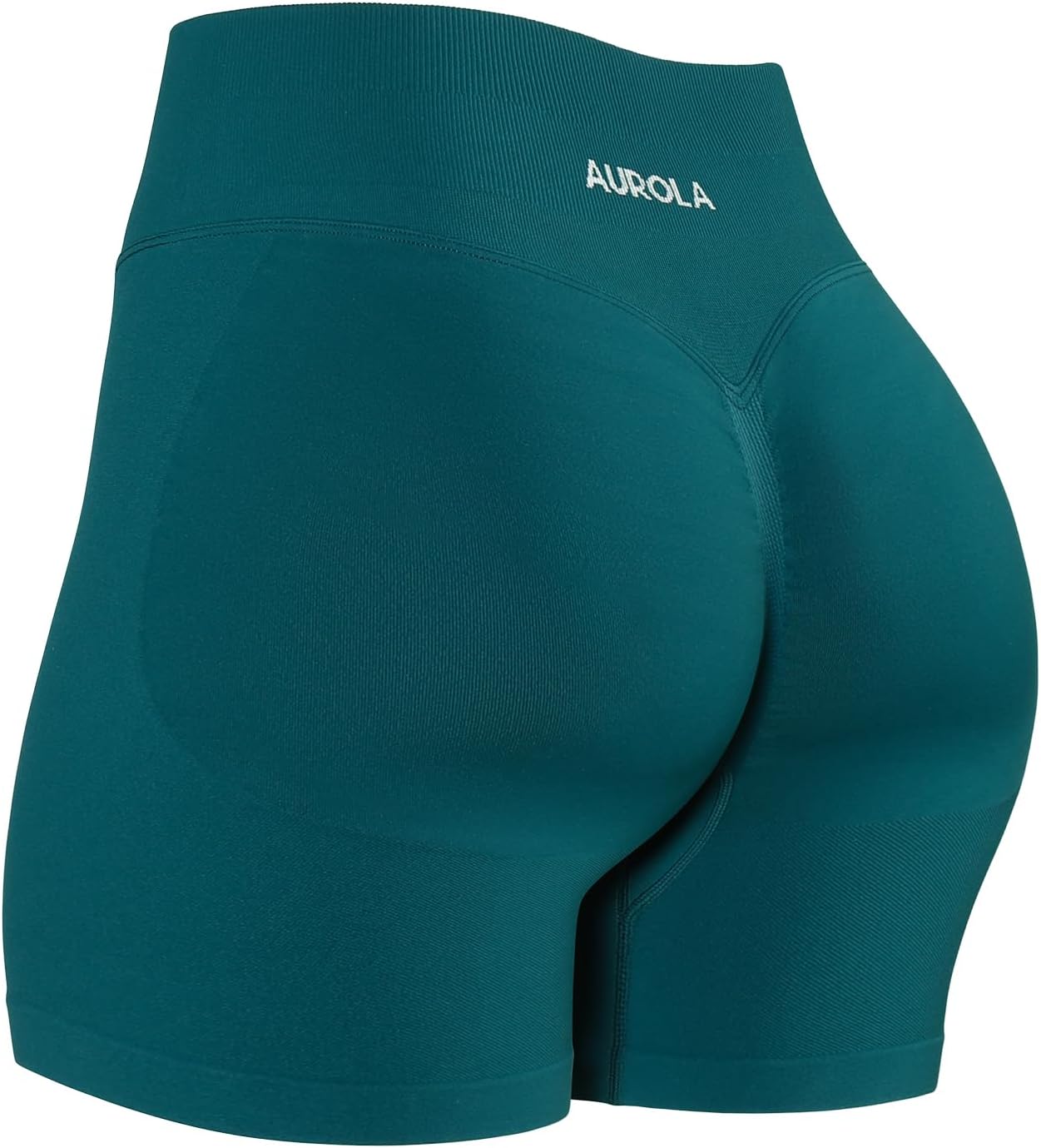 Aurola Women's No Roll Up Squat Proof Workout Shorts - Seamless Compression Gym Shorts | 2.5-6.5 Sizes