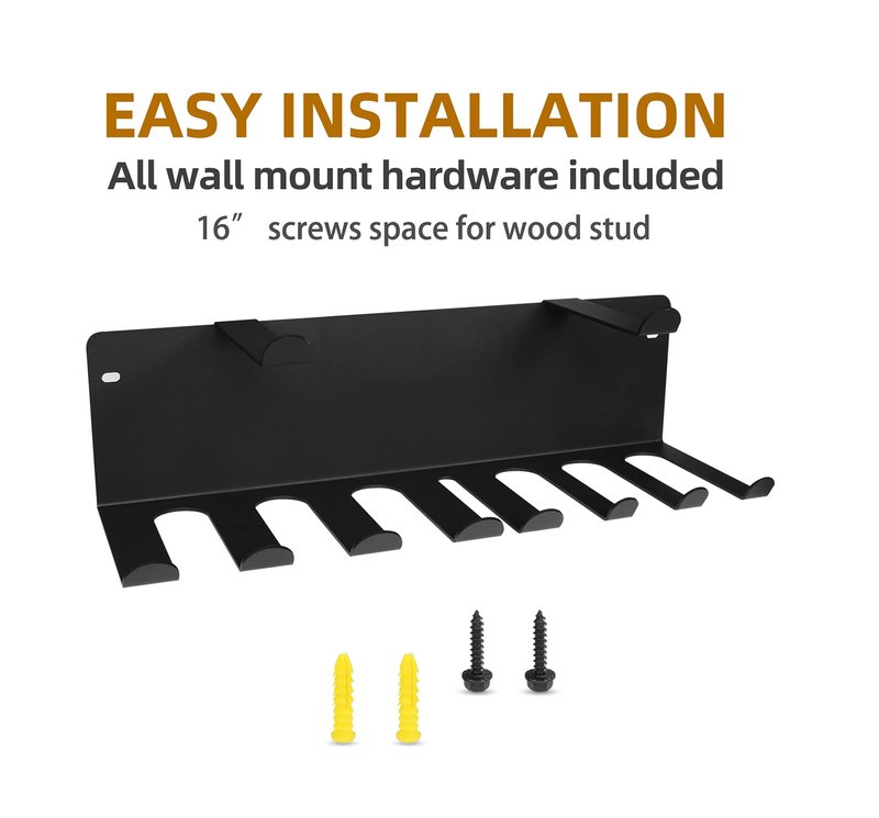 2 Tier Multi-Purpose Heavy Duty Storage Rack for Resistance Bands, Straps, Jump Ropes, Foam Rollers, Chains, Weight Belts, Tools
