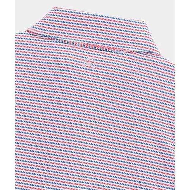 vineyard vines Boys Boys' Printed Sankaty Polo