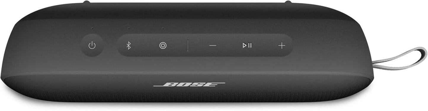Bose SoundLink Flex Bluetooth Speaker - Portable Waterproof Speaker with Hi-Fi Audio | 12-Hour Battery Life, Black