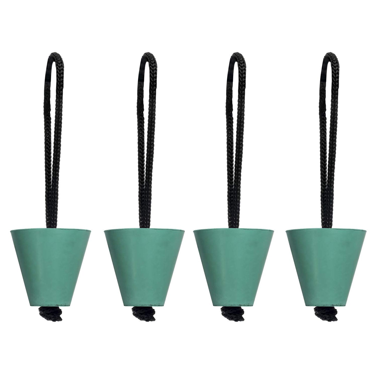 Pack of 4 Universal Kayak Scupper Plug Kit,Fit: Hobie Kayaks, Native Kayaks, Wilderness Systems Kayaks, Feelfree Kayaks, Perception Kayaks, Old Town Kayaks, Plus All Other Major Brands (Green)