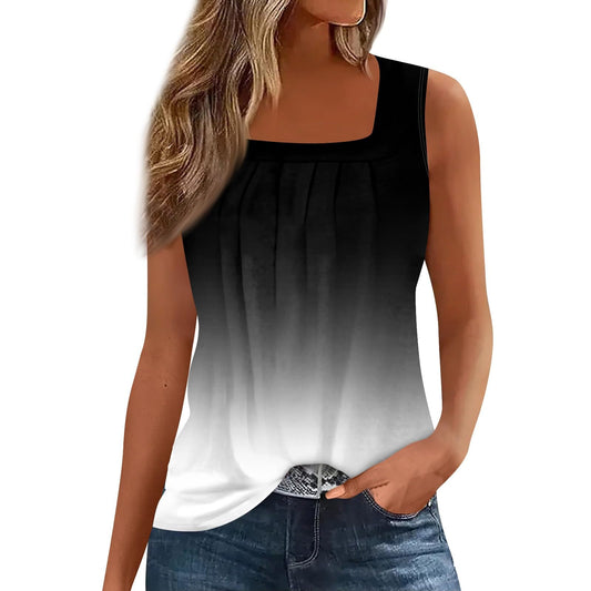 Generic Summer Essentials for Teen Girls Ladies Tops and Blouses T Shirts for Women Loose Fit Cruise Outfits for Women 2024 Sleeveless Blouses for Women T Shirts for Women Loose Fit Built in Bra