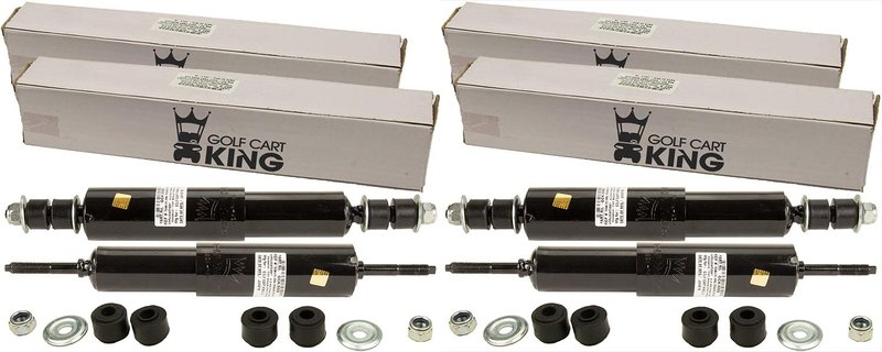 (4) EZGO TXT Golf Cart 1994-01 Front and Rear Shock Absorber
