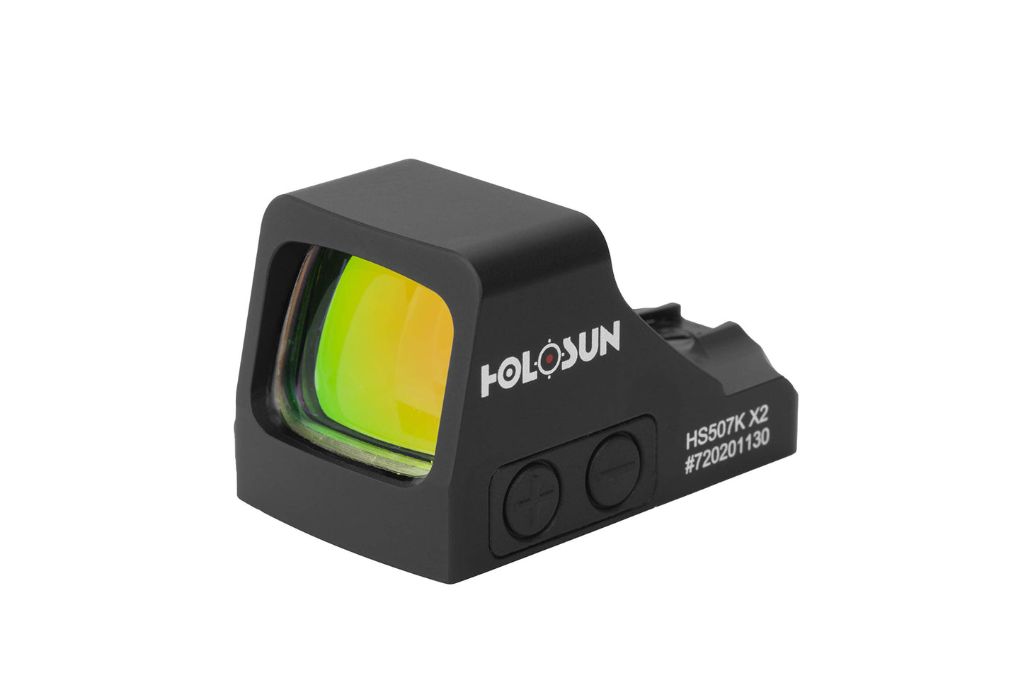 HOLOSUN HS507K X2 Multi-Reticle Red 2 MOA Dot & 32 MOA Circle Open Reflex Pistol Sight - Durable Shake-Awake Parallax-Free Aluminum Sight for Subcompact Handguns