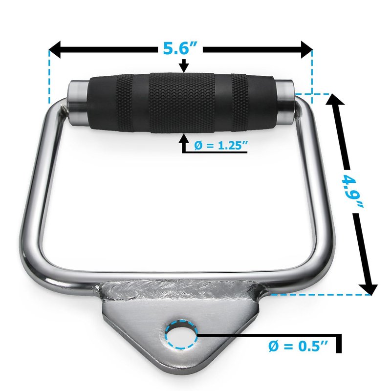 A2ZCARE Cable Machine Accessories for Weight Lifting, LAT Pull Down Attachment, Cable Attachments for Gym