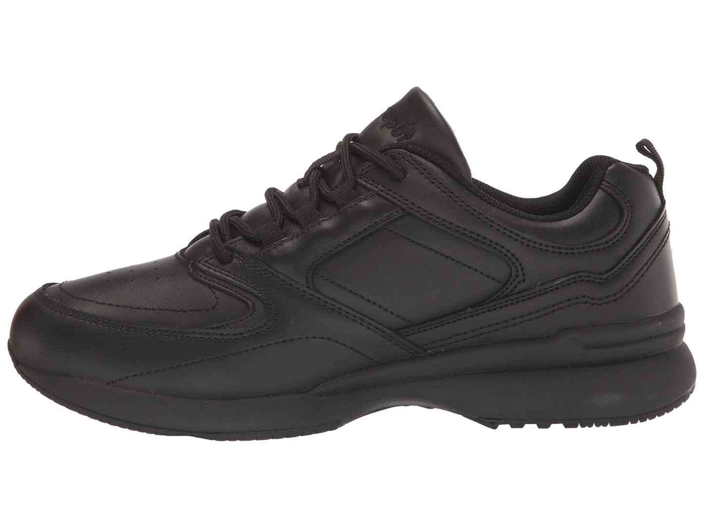 Propét Women's LifeWalker Sport Sneakers, Black, 7 X-Wide US