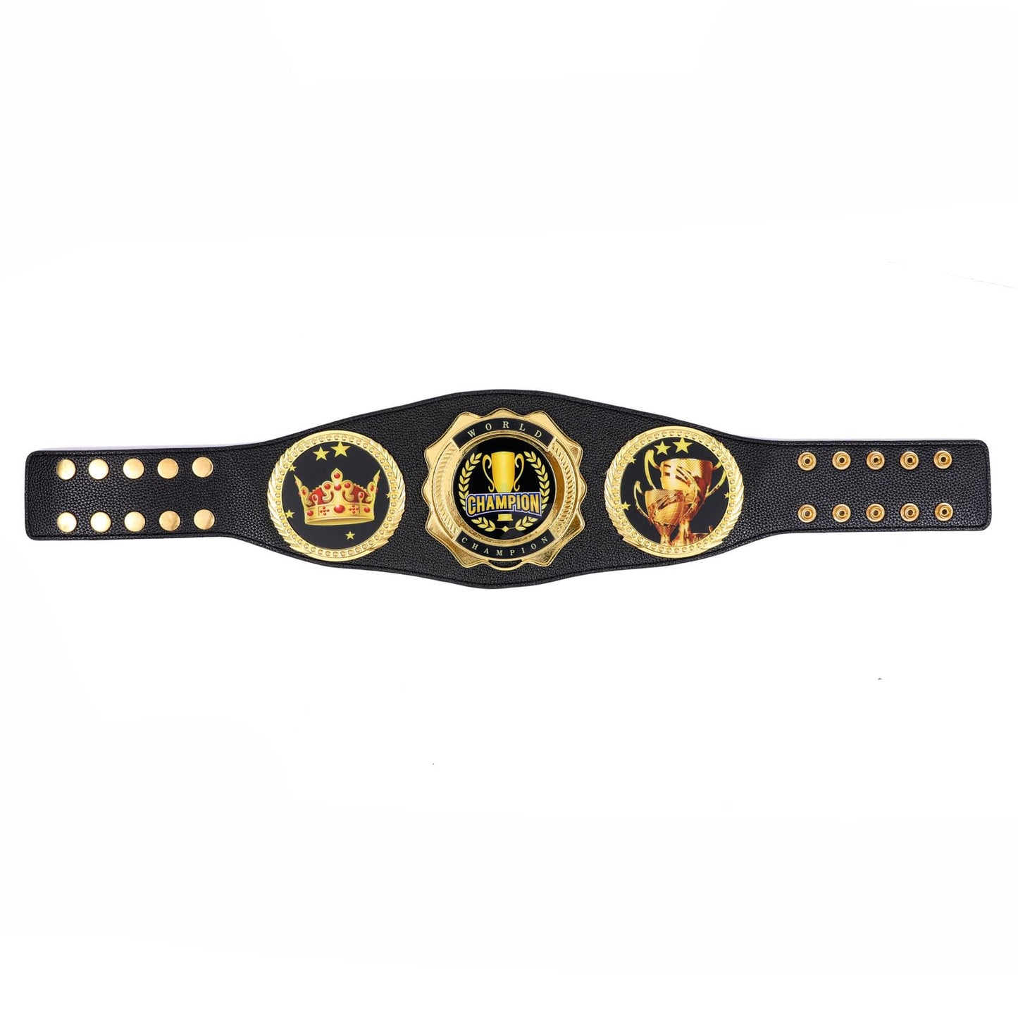 Championship Belt - Football Baseball Softball Soccer Basketball Esports Fantasy Sports Hockey Wrestling Boxing High School College Class Tournament or League Winner Youth Champion Belt