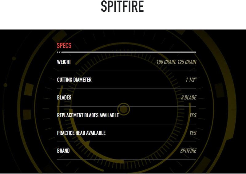 Spitfire 3-Blade Mechanical Broadhead for Bowhunting - Durable Front-Deploying Design | 3 & 4 Pack