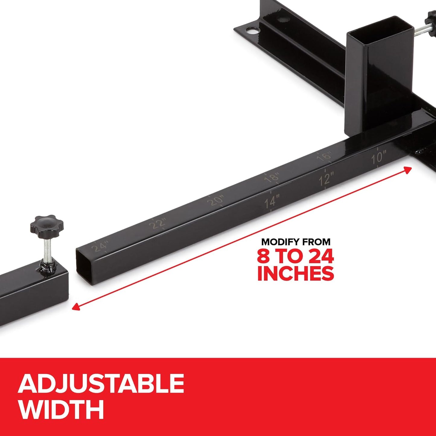 Steel Target Stand Base for Paper Silhouette Shooting - Adjustable 8” to 24” Width | Includes Cardboard Targets