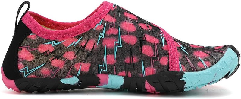 Kids Aqua Shoes - Quick Dry Lightweight Barefoot Water Socks for Boys & Girls | Perfect for Beach, Swim & Outdoor Activities