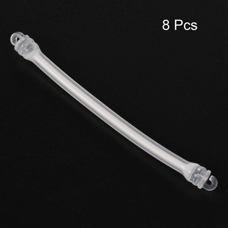 PATIKIL Tennis Dampener, 8 Pack Silicone Vibration Shock Absorber Racquet String Damping, White