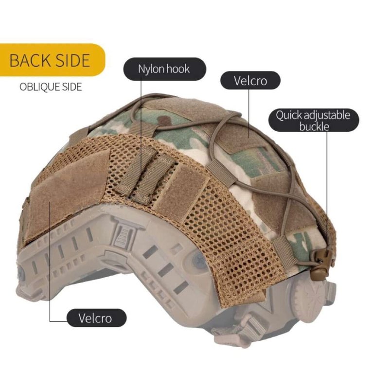 Tactical Helmet Cover for Fast MH PJ BJ Helmet Airsoft Paintball Army Helmet Cover Military Accessories (WL)
