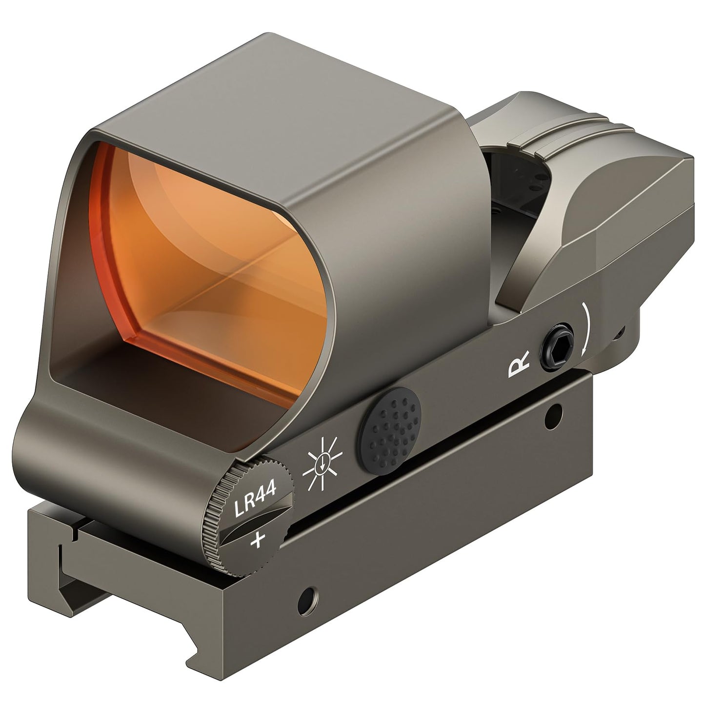 CVLIFE Reflex Sigh 1x28x40mm Red Dot Sight 4 Adjustable Reticles Sight for 20mm Picatinny Rail Red Dot Optics Absolute Co-Witness Gray