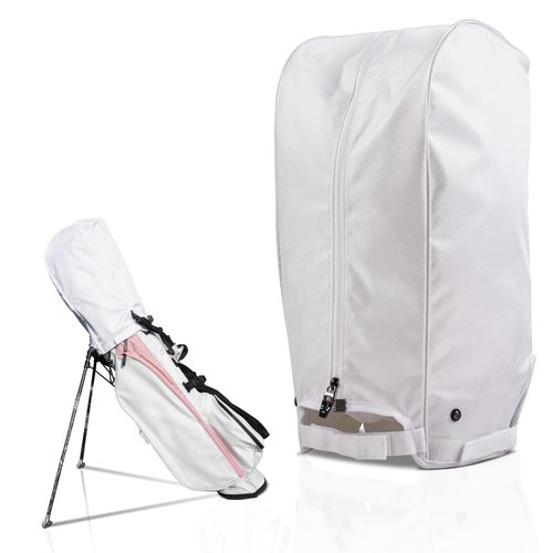 Regency Golf Bag Rain Hood - Eco-Friendly, Universal Fit, Durable & Quick Access Club Protector (White, Large)