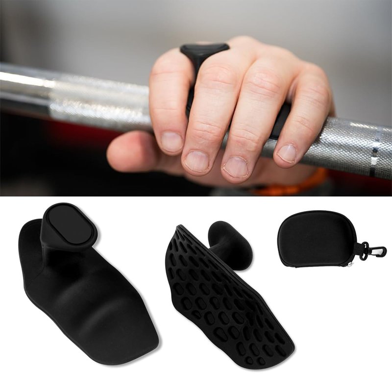 HeDerzel Rypt Grip for Exercise Bodybuilding, Weight Lifting Grips, Anti-Slip Workout Grips for Hand Protection, Rubber Gym Grips, Weightlifting Grips, Weight Lifting Grips for Men and Women
