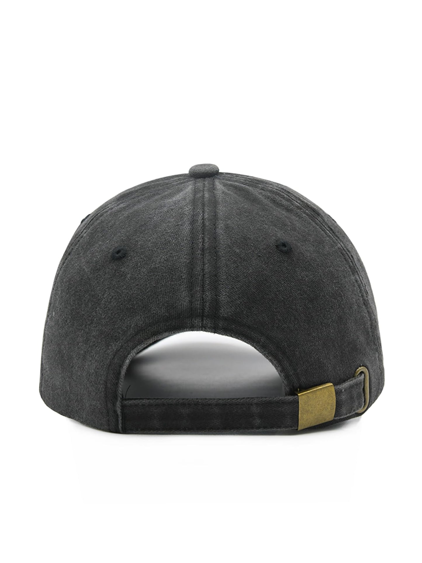 Wodeal Oversized Baseball Hats for Men Big Heads, Adjustable Washed Cotton XL Baseball Cap Black