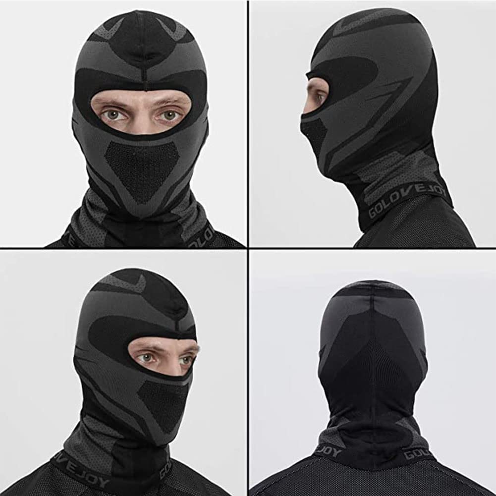 Balaclava Face Mask, Ski Mask for Men Women, Balaclava Face Mask, Black Ski Mask, Motorcycle Face Mask, Neck Gaiters for Men, UV Protector Motorcycle Ski Scarf