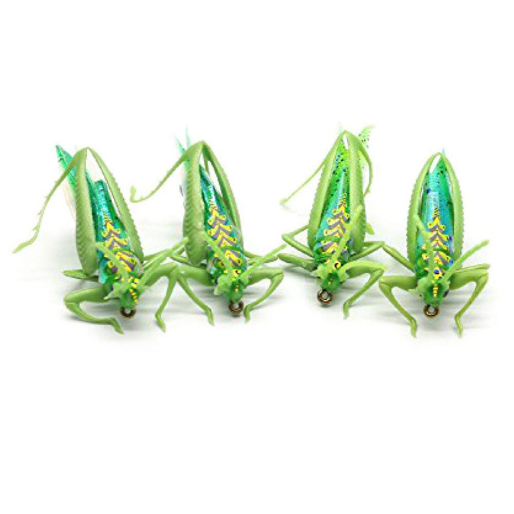 YZD Realistic Fly Grasshopper Series(Large Yellowishgreen 4pcs)