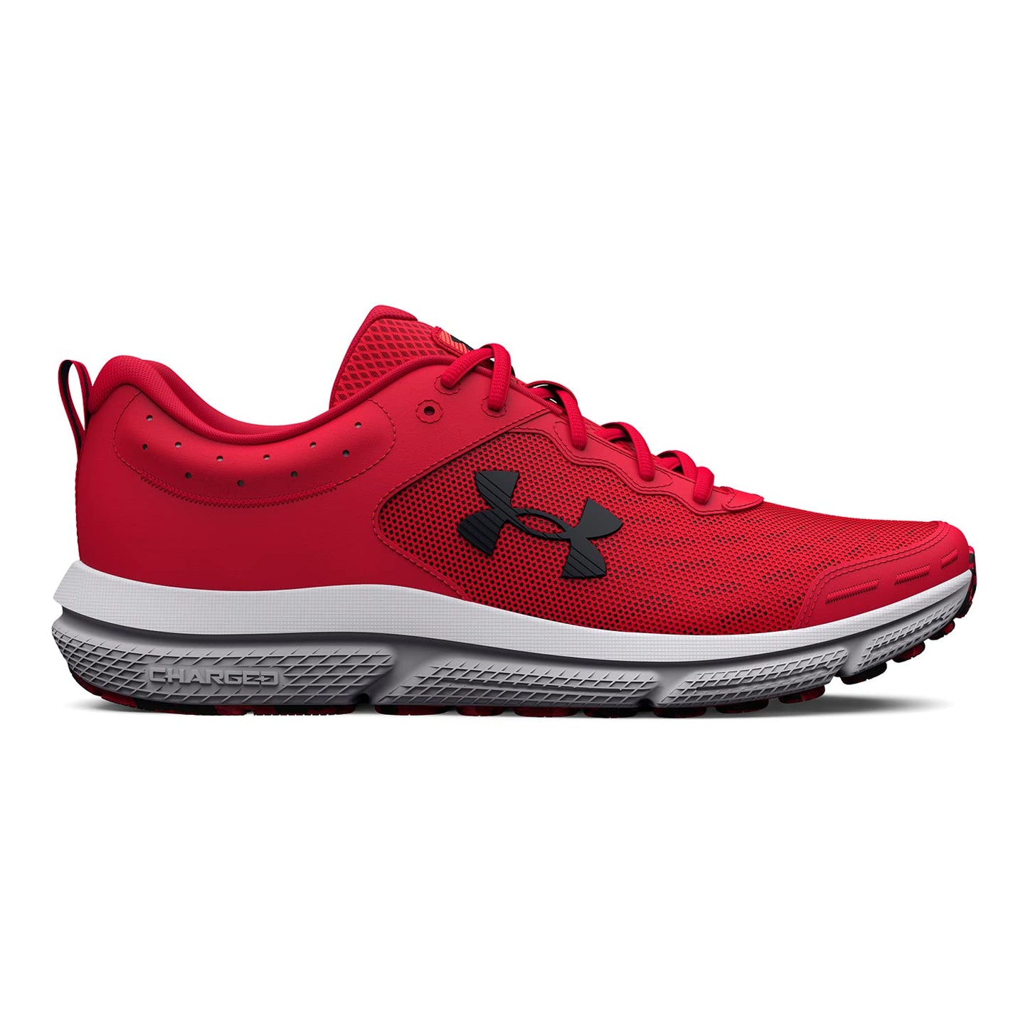 Under Armour Men's Charged Assert 10 Shoes, (600) Red/Red/Black, 9