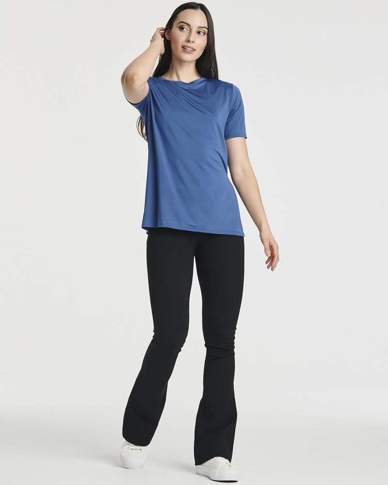 Women's Short Sleeve Active Workout T-Shirts - 5 Pack Dry Fit Gym Tops | Plus Sizes Available