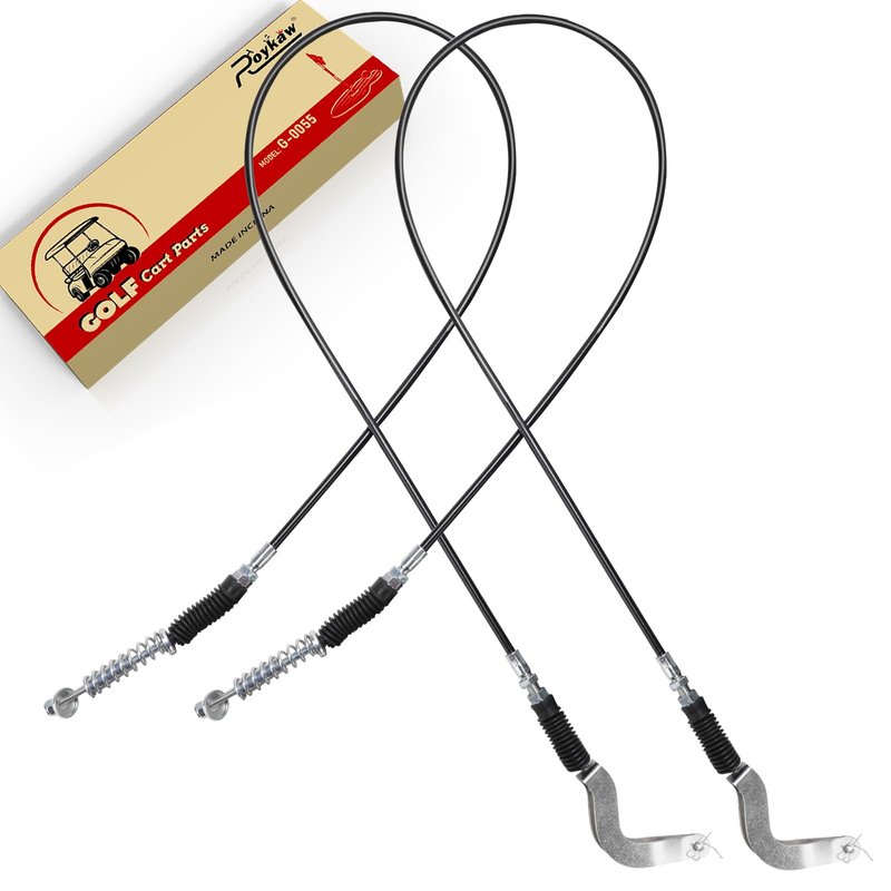 Roykaw Golf Cart Forward and Reverse Transmission Shift Cable for 1996-2001 EZGO TXT ST350/ST480 Workhorse Gas Models, Replaces OEM # 72341-G01,50.5" Long