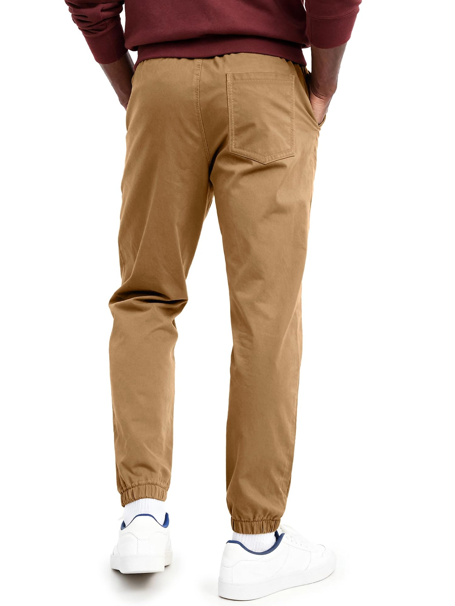 HOTake Men's Khaki XX-Large Joggers Lightweight Sweatpants Tapered Pants Gym Pants