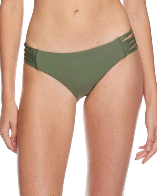 Body Glove Women's Standard Ruby Solid Bikini Bottom Swimsuit, Smoothies Cactus, X-Large